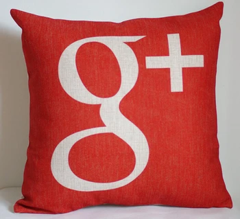 Наволочка Google, Креативный логотип социальных сетей Google plus, наволочка для наволочек оптом