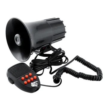 Универсальная автомобильная сигнализация 150 дБ 12 В 7 звук громкий полицейский сигнал пожарной сирены комплект громкоговорителей