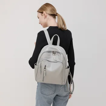 Новый высококачественный женский рюкзак из мягкой кожи, дорожный рюкзак, школьные сумки большой емкости для девочек-подростков Mochila