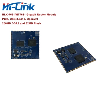 2 шт. Модуль гигабитного маршрутизатора MT7621A/HLK-7621 Openwrt со вспышкой DDR3 256 М + 32 М Бесплатная доставка