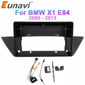 Eunavi 2DIN рамка для передней панели автомагнитолы, установочная панель, комплект отделки для BMW X1 2009-2012 E84