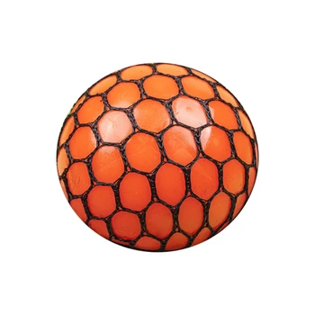 1шт Сенсорный мяч Сетка Мягкий Вентиляционный Шар Розыгрыш Игрушка Интерактивный Мяч для снятия стресса Новинка Непоседа для Аутизма 2 дюйма