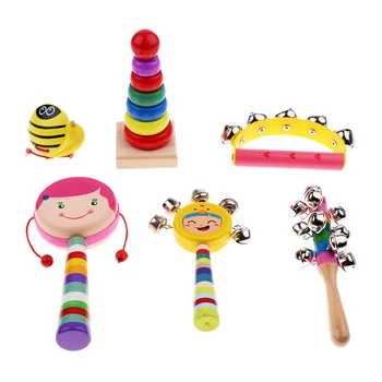 Набор ударных инструментов для детей ясельного возраста, музыкальные инструменты, игрушки, группа