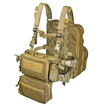 Flatpack D3 Plus Рюкзак для Гидратации CB Нагрудный Жилет Броня Винтовка AK M4 Пистолетный Подсумок Походная Охотничья Армейская сумка