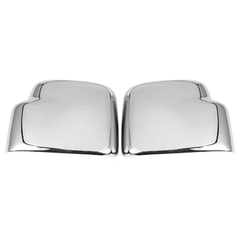 Чехлы для зеркал заднего вида, Декоративная крышка Бокового зеркала для Suzuki Jimny 2007-2017, Автомобильная наклейка Серебристого цвета