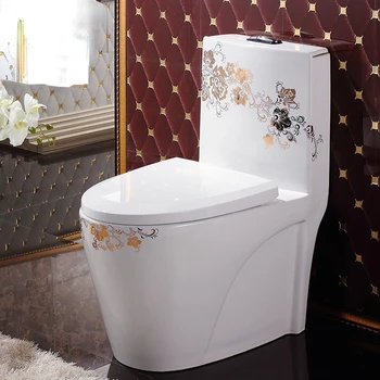 Струйный сифон для унитаза, европейский керамический писсуар для обычного бытового туалета для взрослых.Сиденье для унитаза с биологическим унитазом
