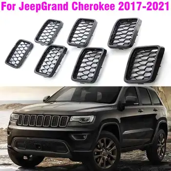 Решетка радиатора с сетчатой вставкой для Jeep Grand Cherokee 2017 2018 2019 2020 2021