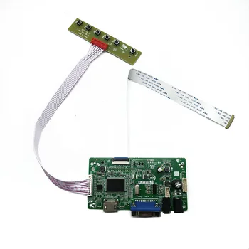 Новый комплект мониторов EDP Control Board для B156HTN03.0 B156HTN03.1 HDMI + VGA LCD светодиодный драйвер платы контроллера экрана